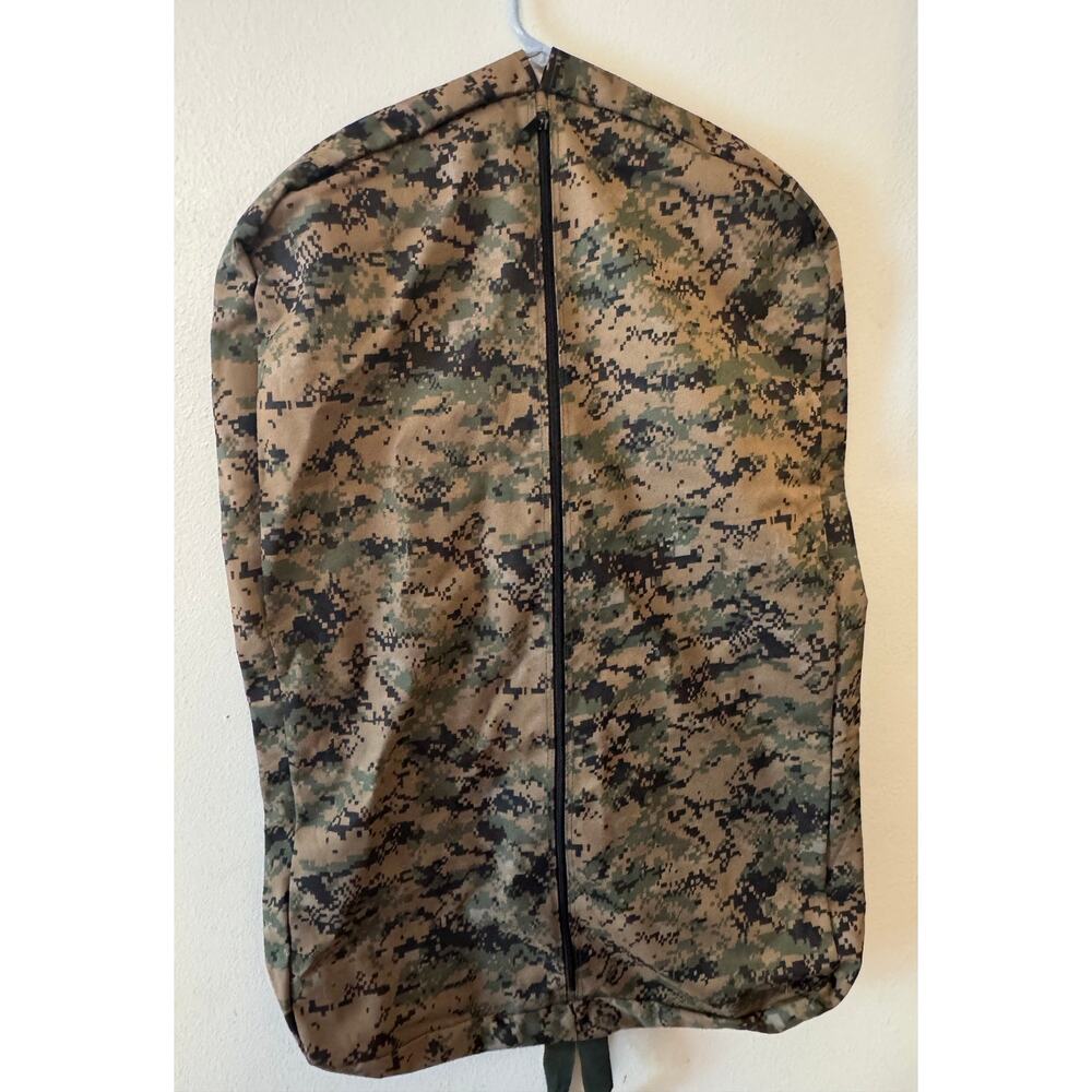 USMC US marine digital woodland camo travel field hanging garment bag waterproof